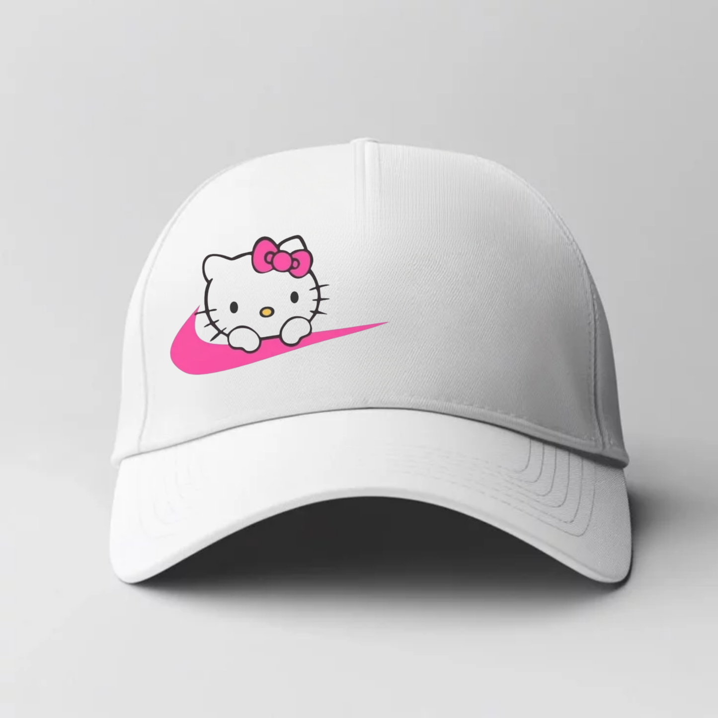 PİNK KİTY Baskılı Unisex Şapka Koleksiyonu – Günlük Spor ve Streetwear Modeller